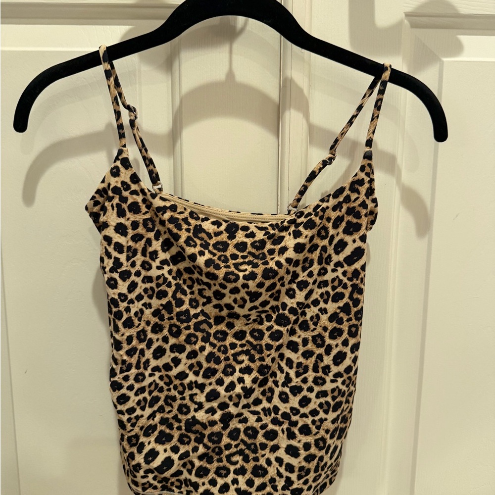 Kiss Leopard Print Camisole Top